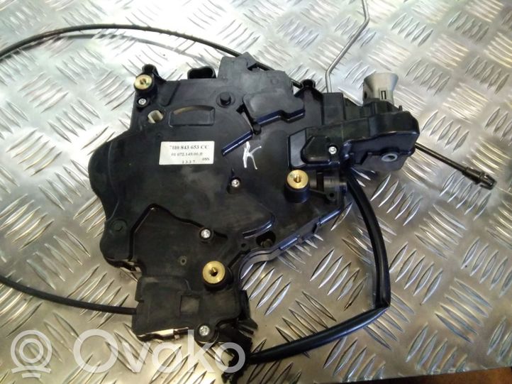 7H0843653CC Volkswagen Transporter Caravelle T5 Sliding door lock, 55