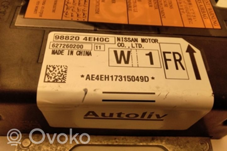 Nissan Qashqai Turvatyynyn ohjainlaite/moduuli AE4H17315049D