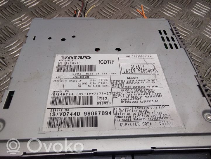 Volvo C30 CD/DVD-vaihdin 31288510