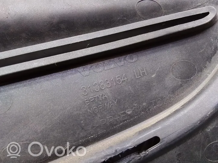 Volvo V60 Grille inférieure de pare-chocs avant 31383154