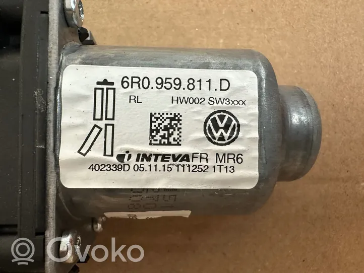 Volkswagen Amarok Silniczek podnoszenia szyby drzwi tylnych 6R0959811D