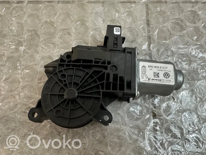 Volkswagen Amarok Silniczek podnoszenia szyby drzwi tylnych 6R0959812P