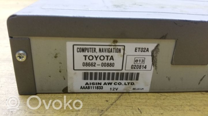 Toyota Avensis T250 Unità di navigazione lettore CD/DVD 0866200880