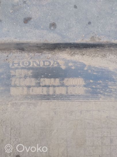 Honda CR-V Placa protectora del centro/medio 74603SWAAG000