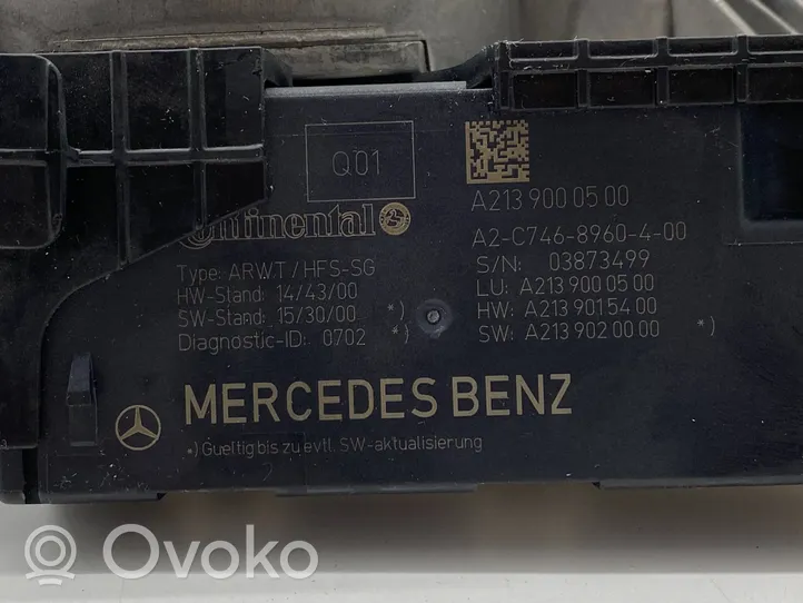 Mercedes-Benz E W213 Takaluukun/tavaratilan ohjainlaite/moduuli A2139000500