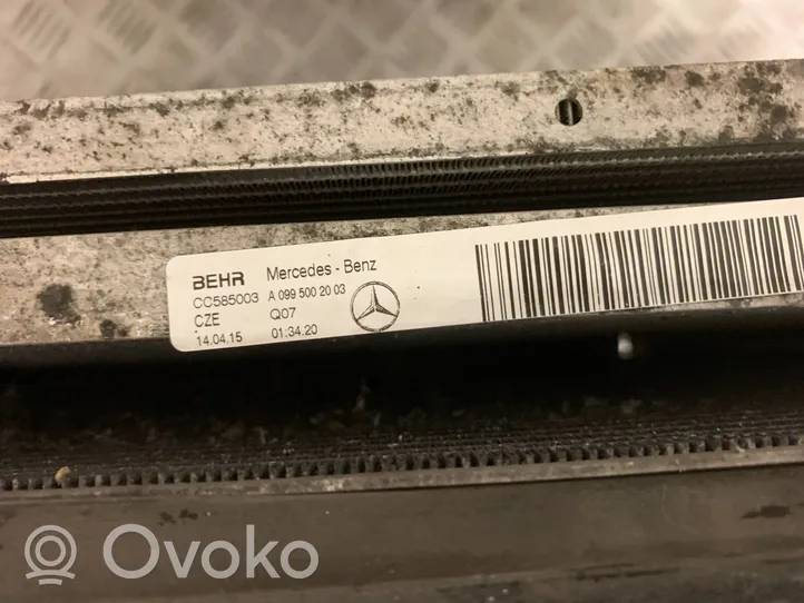 Mercedes-Benz C W205 Chłodnica / Komplet A0995002003