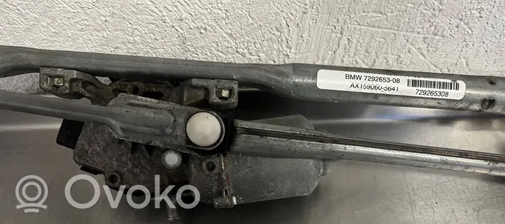 BMW X5 F15 Mechanizm i silniczek wycieraczek szyby przedniej / czołowej 729265308