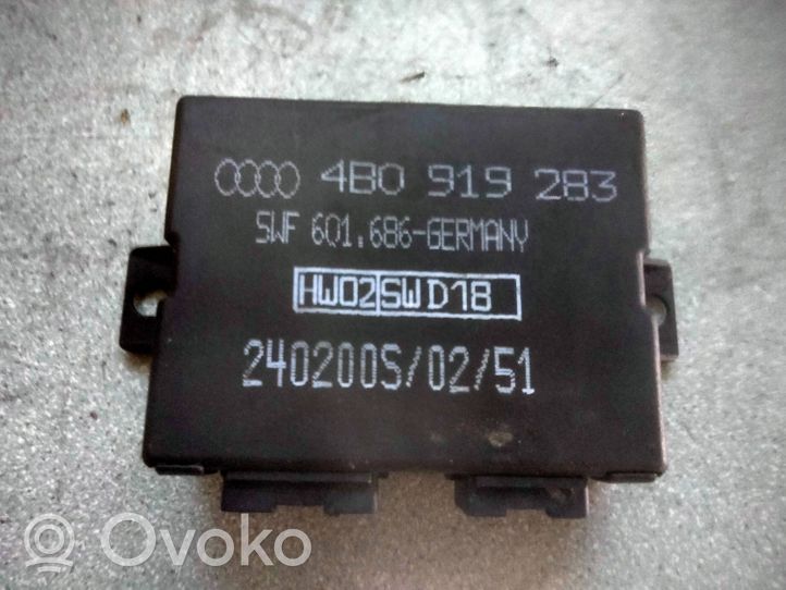 Audi A4 S4 B5 8D Parking PDC control unit/module 4B0919283