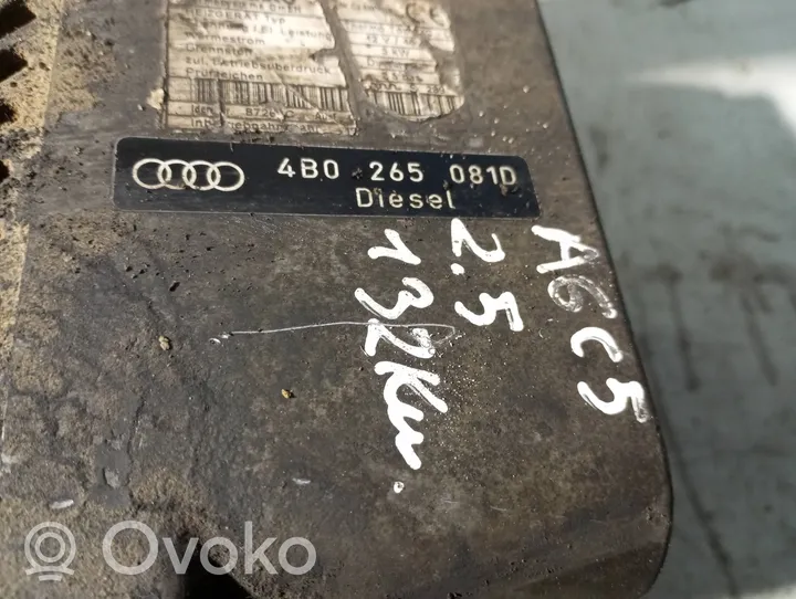 Audi A6 S6 C5 4B Unité de préchauffage auxiliaire Webasto 4B0265081D