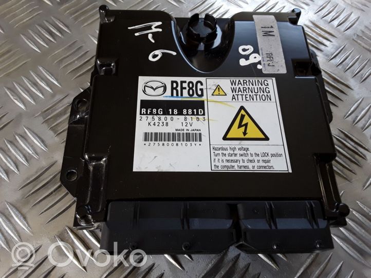 Mazda 6 Calculateur moteur ECU RF8G18881D