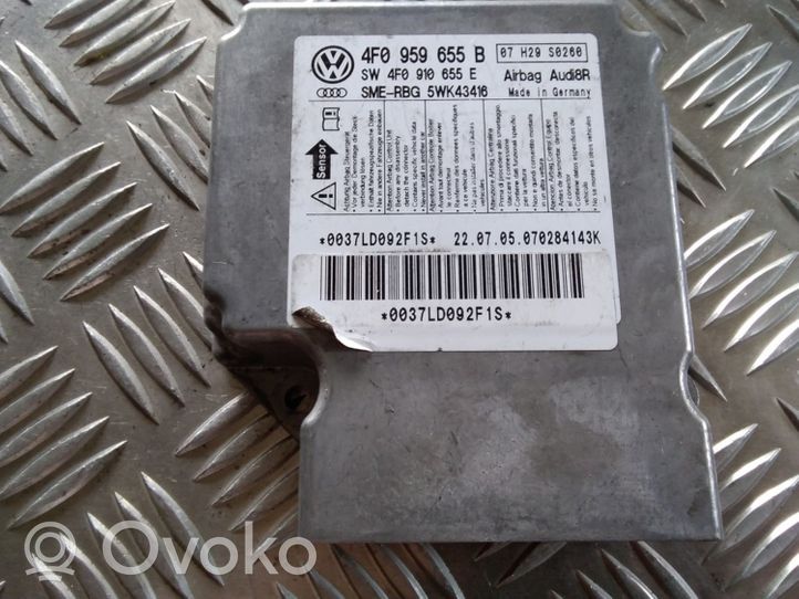 Audi A6 S6 C6 4F Oro pagalvių valdymo blokas 4F0959655B