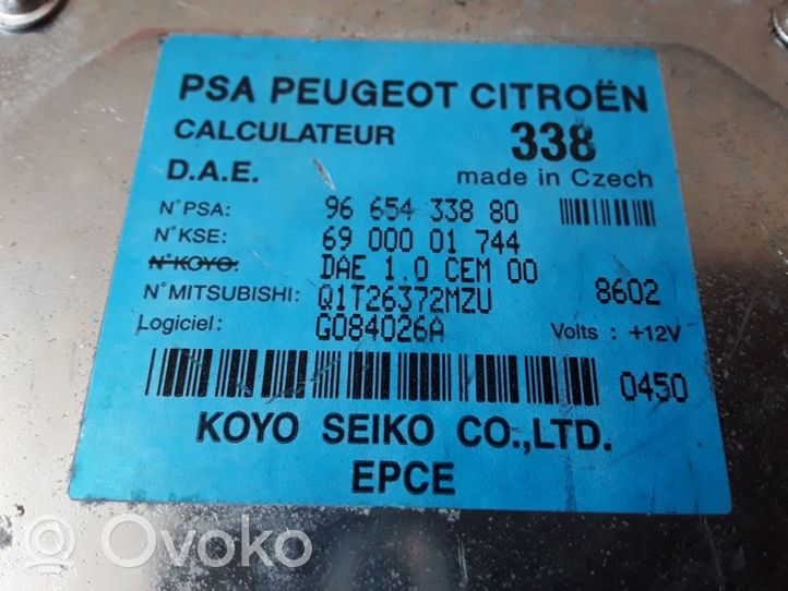 Citroen C3 Moduł / Sterownik wspomagania kierownicy 9665433880