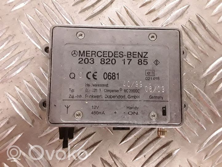 Mercedes-Benz S W220 Amplificatore antenna 2038201785