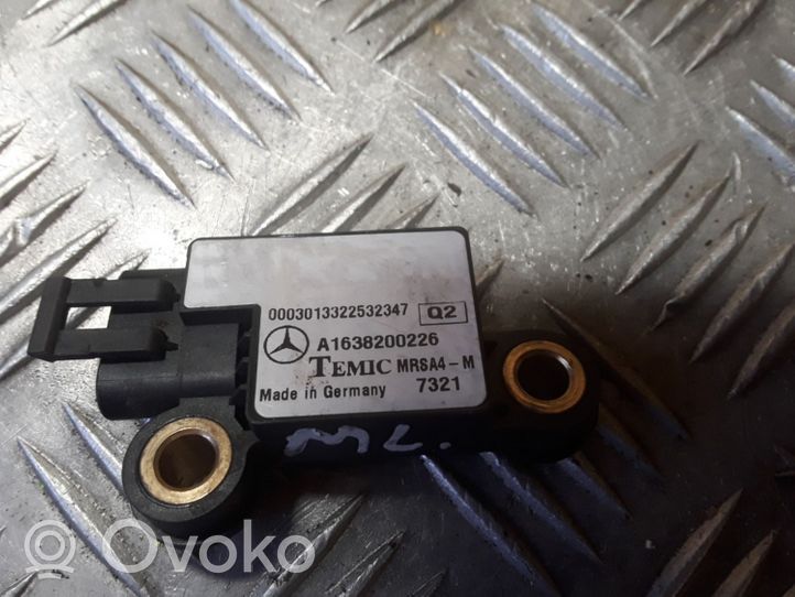 Mercedes-Benz ML W163 Airbag deployment crash/impact sensor A1638200226