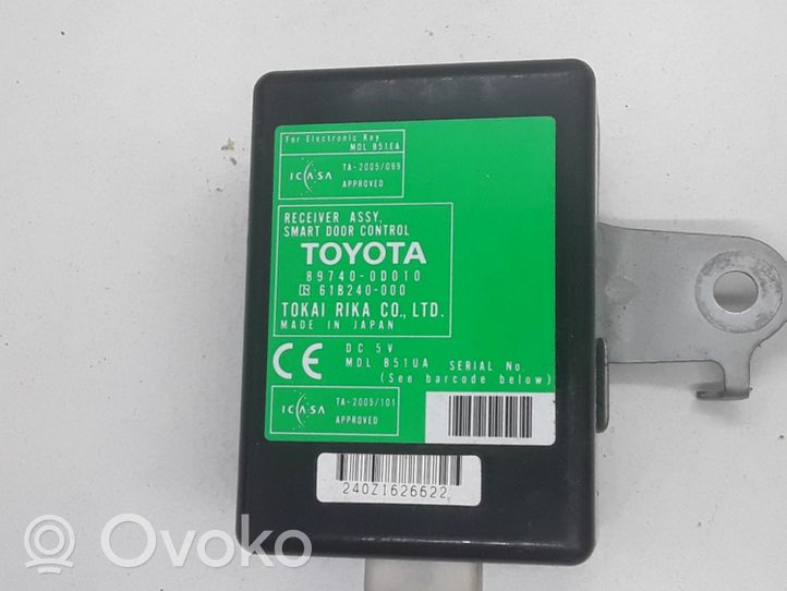 Toyota Yaris Durų elektronikos valdymo blokas 897400D010