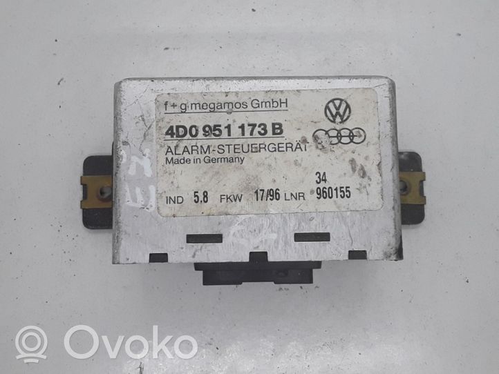 Audi A4 S4 B5 8D Signalizacijos valdymo blokas 4D0951173B
