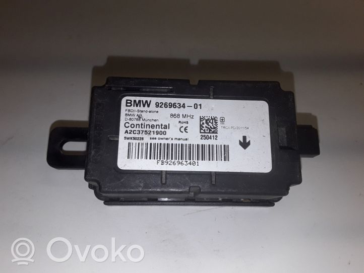 BMW 3 F30 F35 F31 Signalizacijos valdymo blokas 926963401