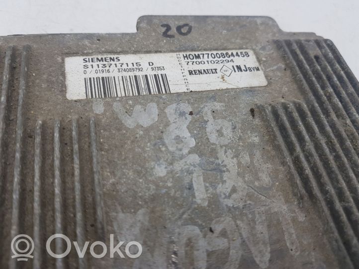 Renault Laguna I Calculateur moteur ECU S113717115D