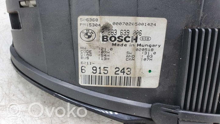 BMW 3 E46 Spidometras (prietaisų skydelis) 1031098105