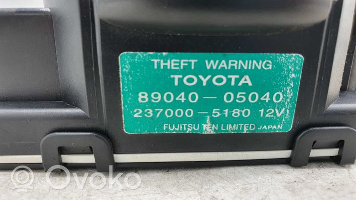 Toyota Avensis T270 Alarmes antivol sirène 8904005040
