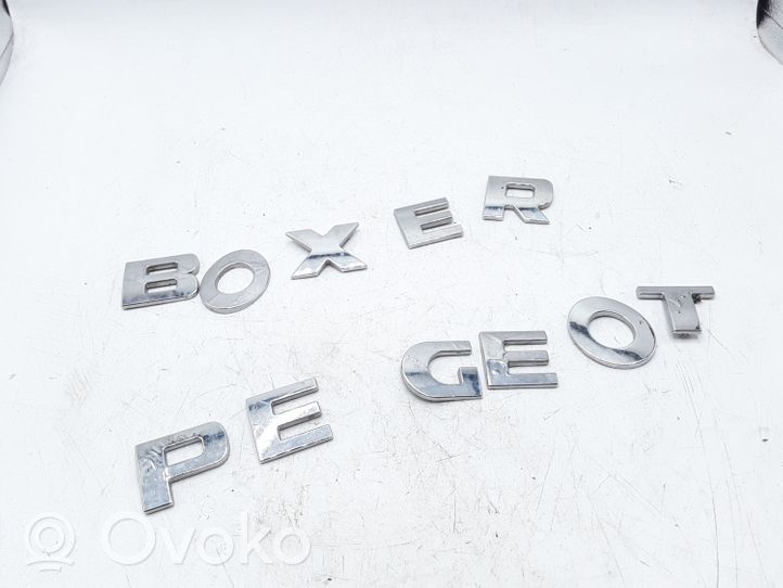 Peugeot Boxer Takalastausoven mallikirjaimet 