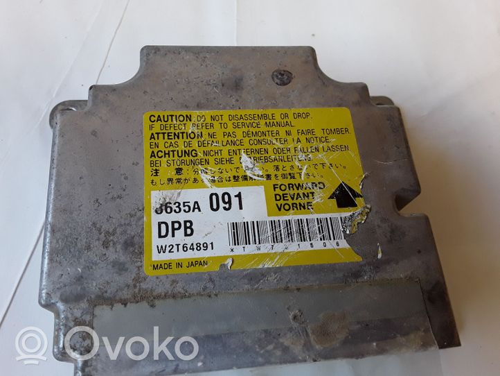 Mitsubishi Pajero Oro pagalvių valdymo blokas J635A091