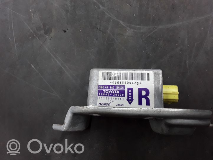 Toyota Celica T230 Gaisa spilvenu trieciensensors 8986020020