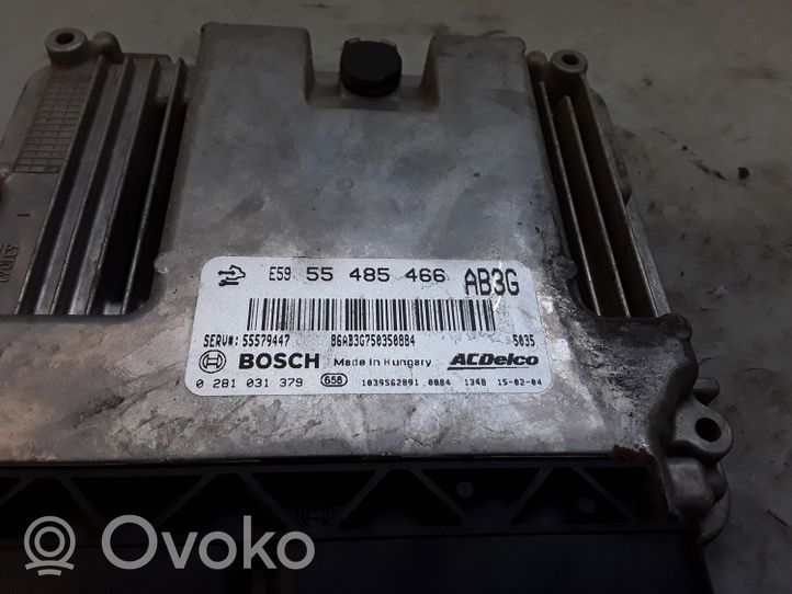 Opel Zafira C Calculateur moteur ECU 55485466