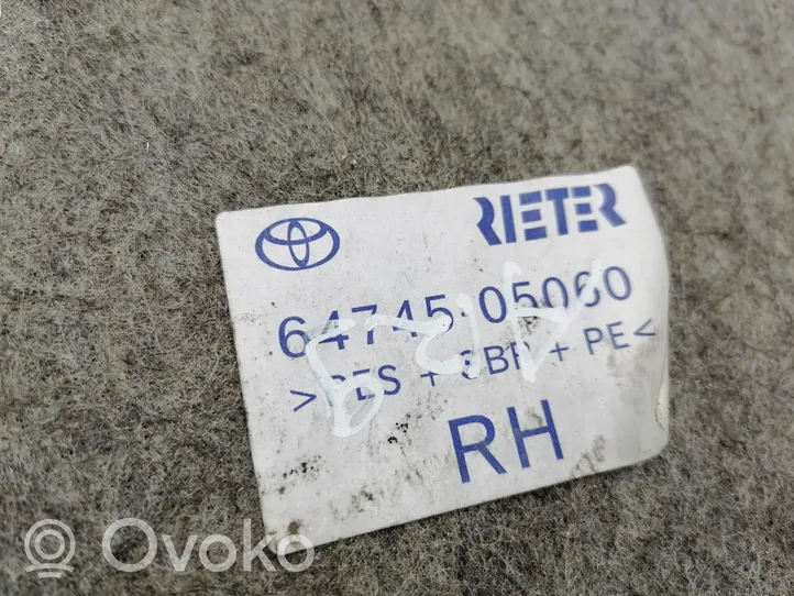 Toyota Avensis T250 Vararenkaan suoja 6474505060