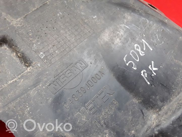 Nissan Qashqai Osłona podwozia przednia 64839JD00A