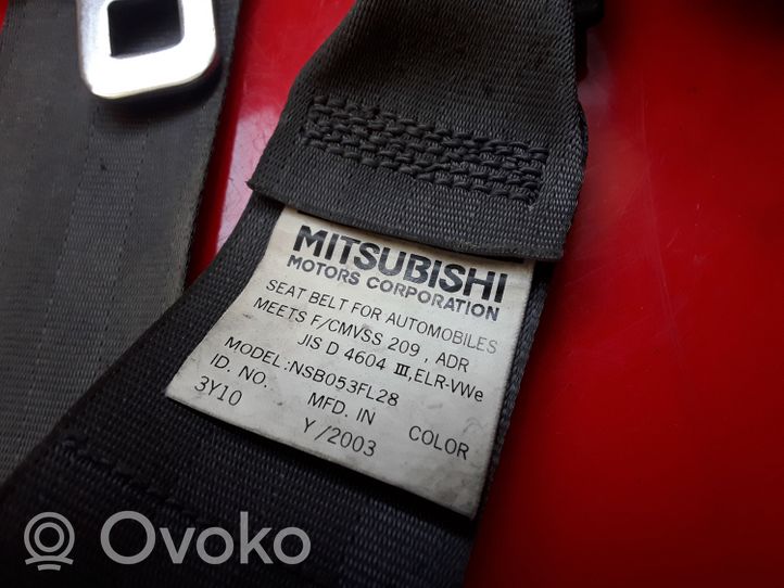 Mitsubishi Pajero Sport I Pas bezpieczeństwa fotela tylnego NSB053FL28