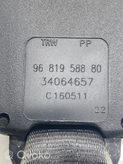 Citroen C3 Keskipaikan turvavyön solki (takaistuin) 9681958880