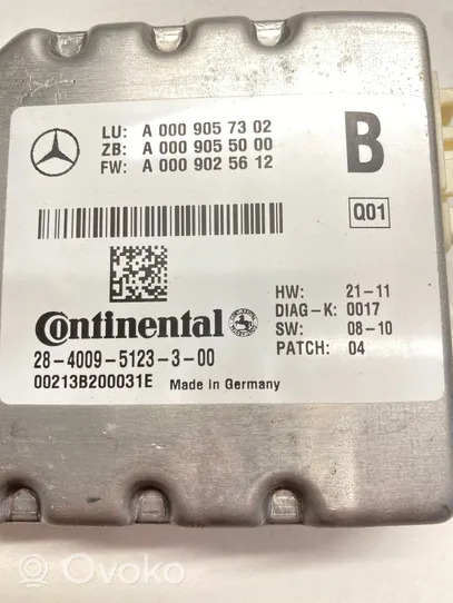 Mercedes-Benz ML W166 Caméra pare-brise A0009057302