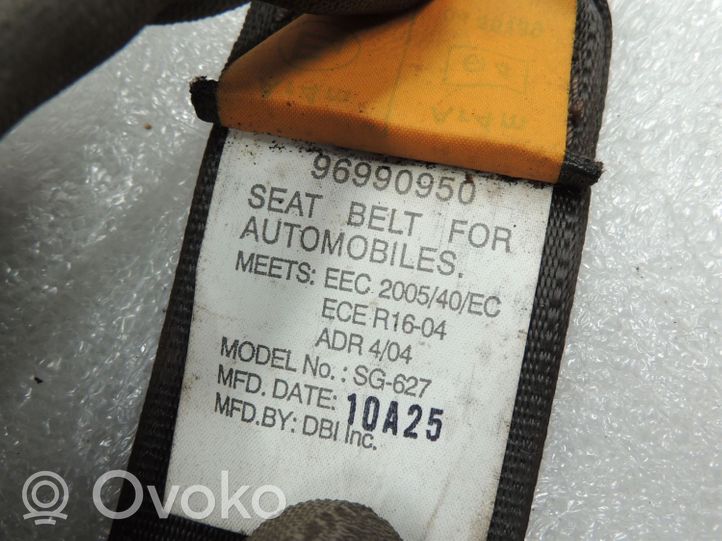 Chevrolet Captiva Ceinture de sécurité arrière 20820825