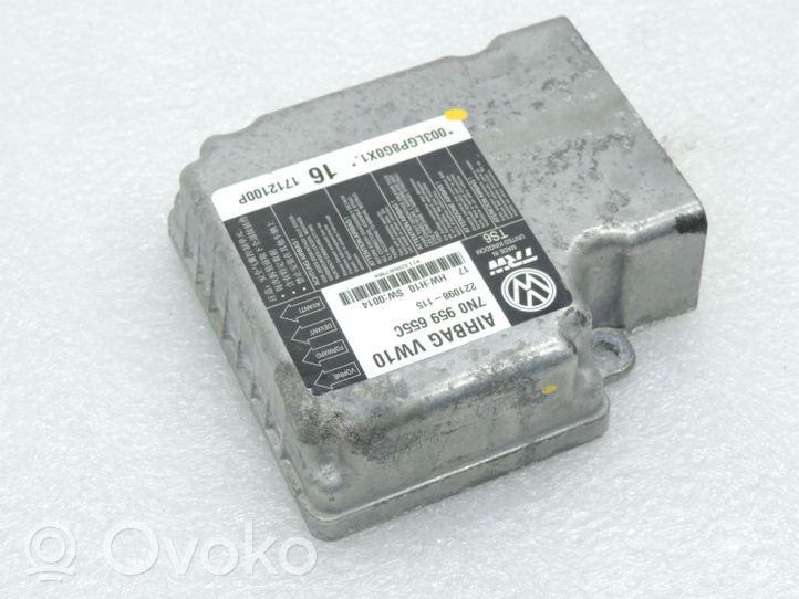 Volkswagen Sharan Sterownik / Moduł Airbag 7N0959655C00Z