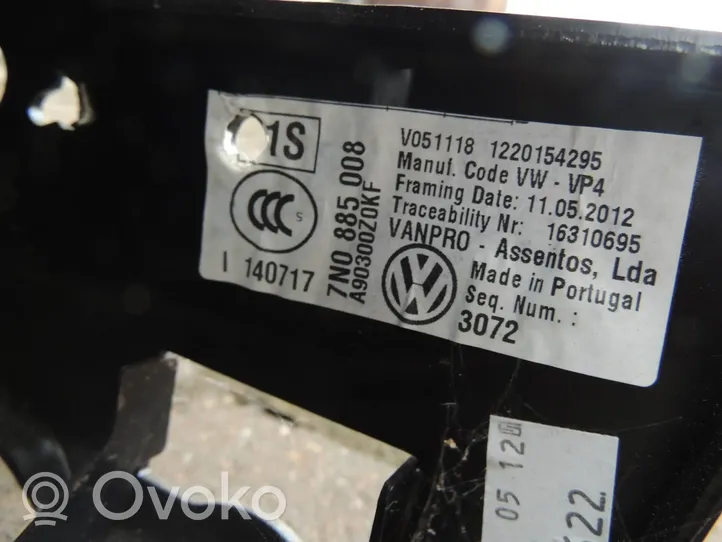 Volkswagen Sharan Sedile posteriore 7N0885805E