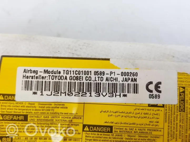 Toyota Auris E180 Sēdekļa drošības spilvens 7391002070