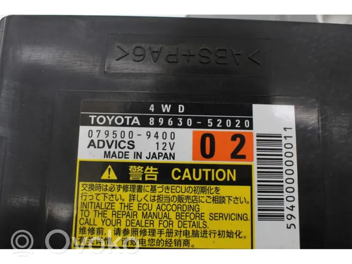 Toyota Urban Cruiser (XP110) Calculateur moteur ECU 8963052020