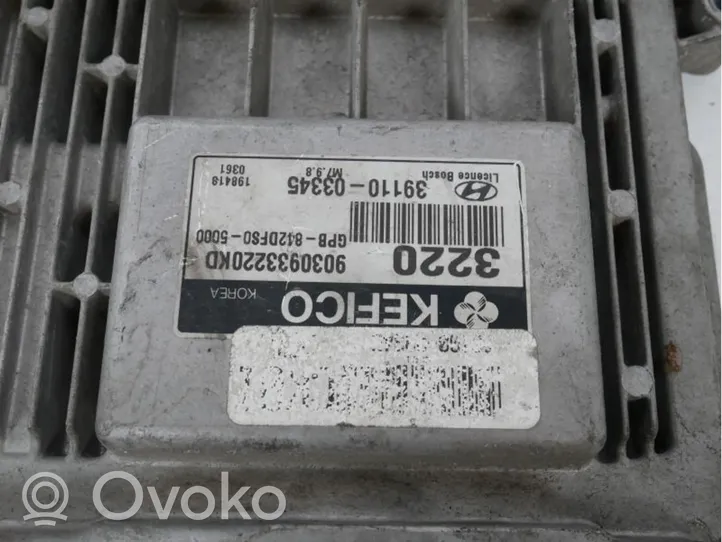 Hyundai i20 (PB PBT) Moottorin ohjainlaite/moduuli 3911003345