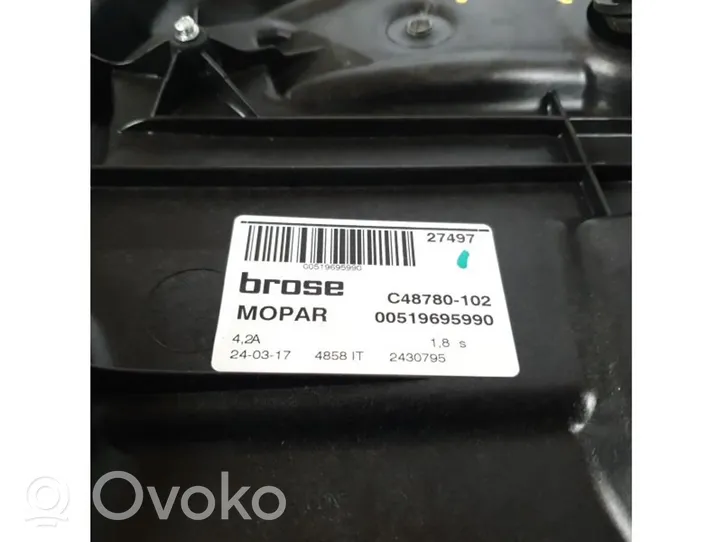 Fiat 500X Elektryczny podnośnik szyby drzwi tylnych 00519695990