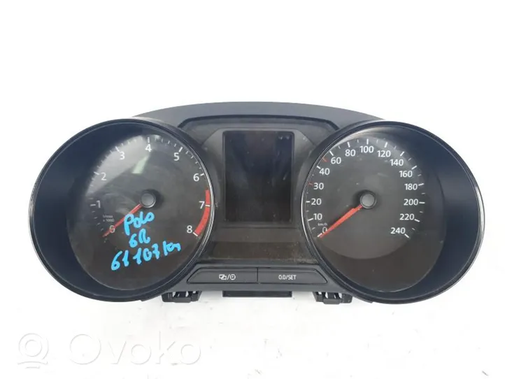 Volkswagen Polo V 6R Compteur de vitesse tableau de bord 6C0920730