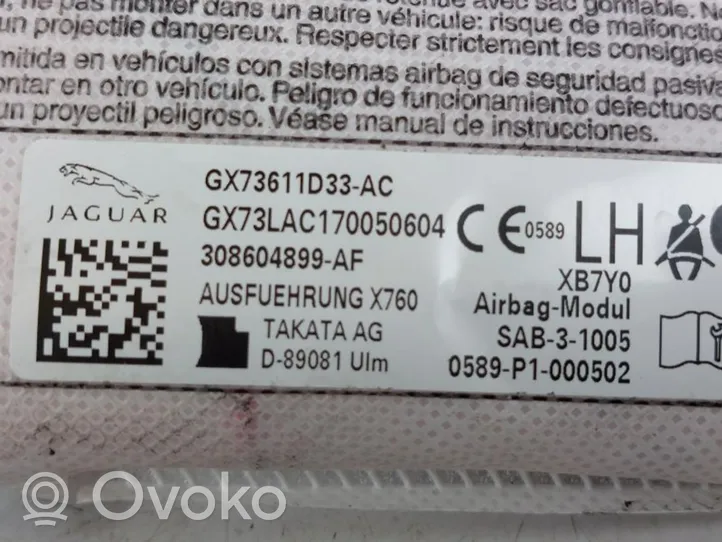 Jaguar XE Airbag sedile T2H3158