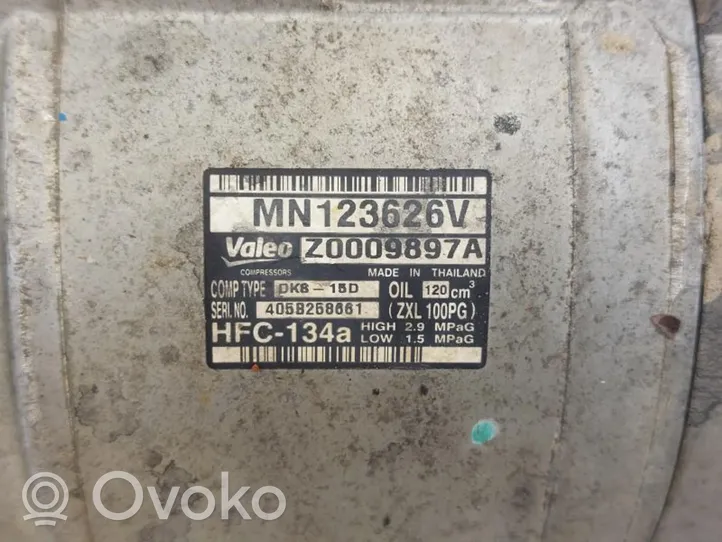 Mitsubishi L200 Compresseur de climatisation MN123626