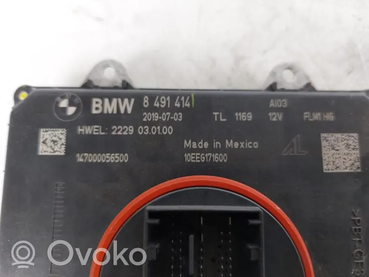 BMW X4 G02 Ajovalojen virranrajoitinmoduuli Xenon 8491414