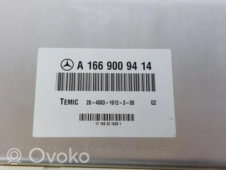 Mercedes-Benz GLS X166 Sterownik / Moduł ECU A1669009414