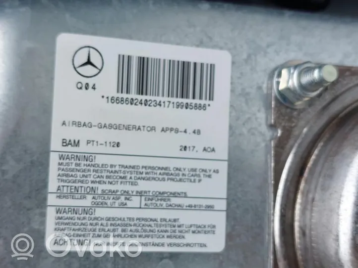 Mercedes-Benz GLS X166 Turvatyynysarja paneelilla A1666802987