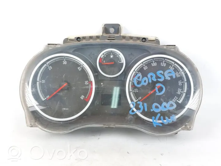 Opel Corsa D Tachimetro (quadro strumenti) P0013264273