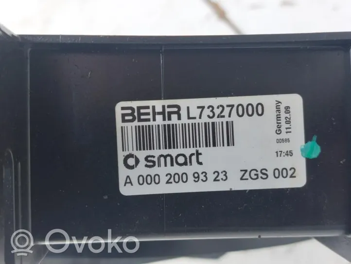 Smart ForTwo II Magneettiventtiili A0002009323