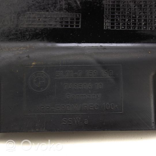 BMW X1 E84 Protezione inferiore del serbatoio del carburante 7159190