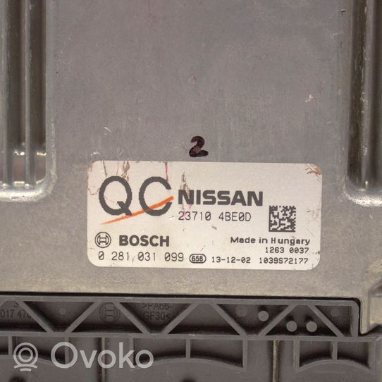 Nissan X-Trail T32 Sterownik / Moduł ECU 237104BE0D